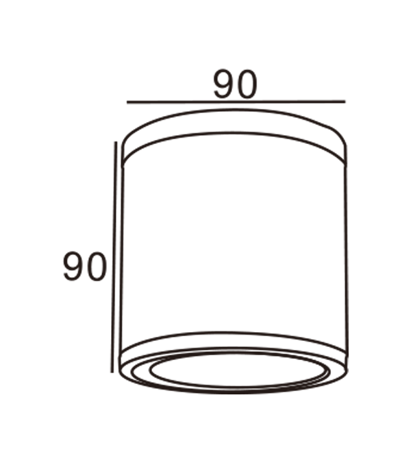 90 Applique Tube Ouverte HR10201 90 Applique Tube Ouverte HR10201