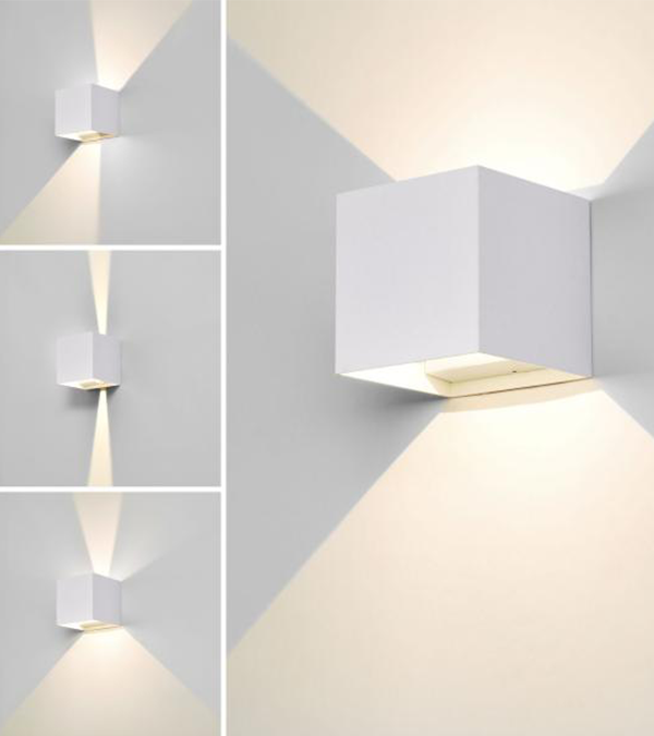 Applique murale carrée à gradation bidirectionnelle 100 HR60432-G9 Applique murale carrée à gradation bidirectionnelle 100 HR60432-G9