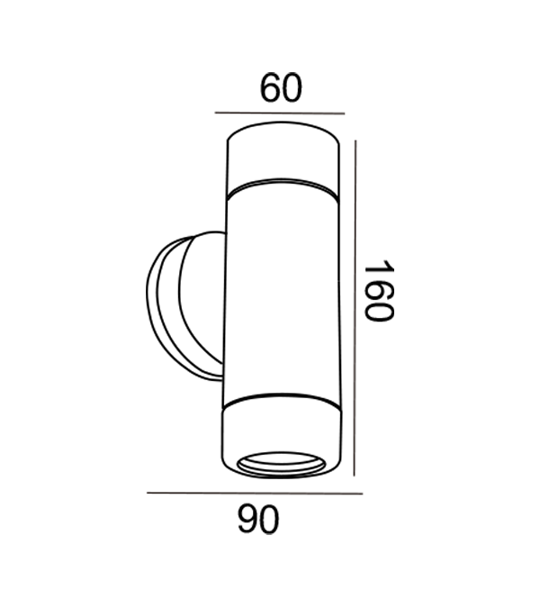 Applique murale télescope HR60256 Applique murale télescope HR60256