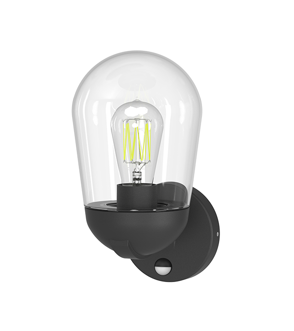 Lampe murale à induction avec hotte en verre Rocket Head HR60111S Lampe murale à induction avec hotte en verre Rocket Head HR60111S