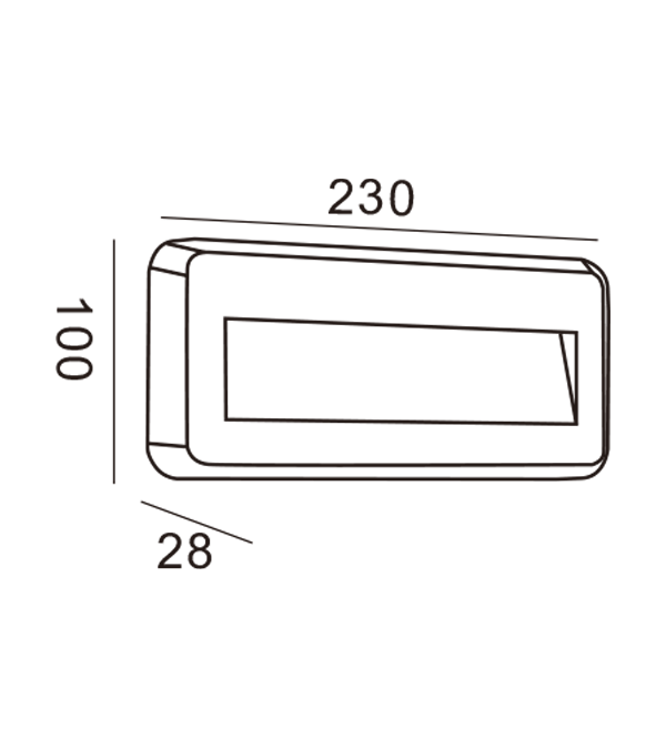 Applique Murale Apple-Rectangle HR20021 Applique Murale Apple-Rectangle HR20021