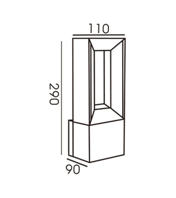 110 Applique à quatre lumières biseautées HR60092 110 Applique à quatre lumières biseautées HR60092