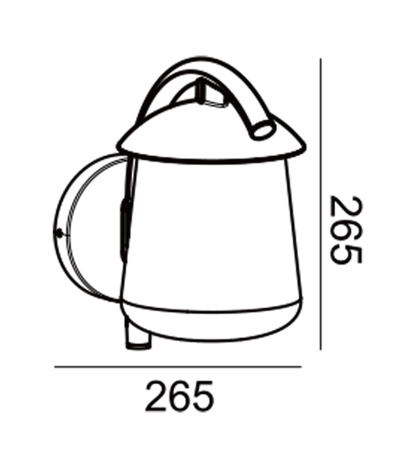 Applique murale en verre à dessus plat Parrot Bend HR60673 Applique murale en verre à dessus plat Parrot Bend HR60673