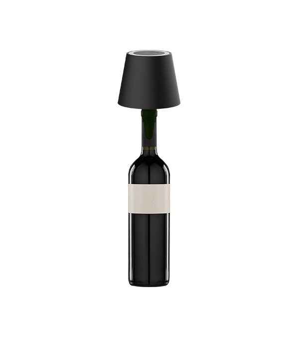 Lampe de bureau à chargement de bouteille de vin de type abat-jour HR95045 Lampe de bureau à chargement de bouteille de vin de type abat-jour HR95045