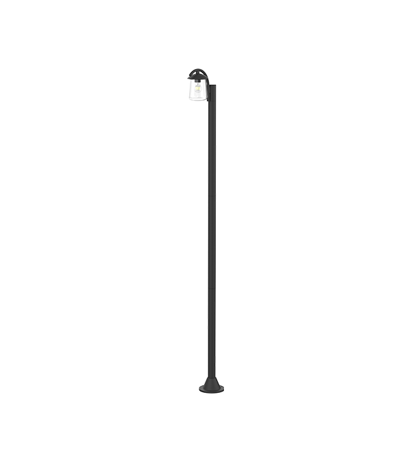 Lampe de jardin à tête plate et à tête unique HR60702 Lampe de jardin à tête plate et à tête unique HR60702