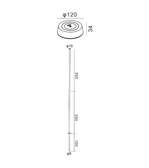 Lampe rechargeable plate haute 735 HR95054-735 Lampe rechargeable plate haute 735 HR95054-735