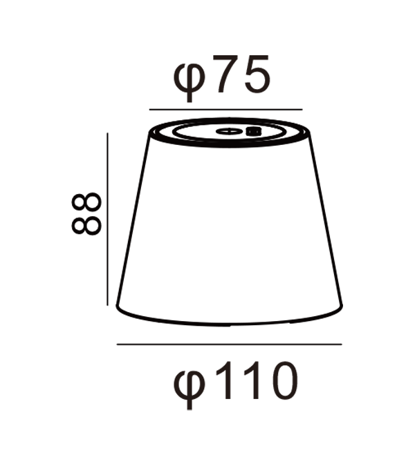 Lampe rechargeable abat-jour HR95041 Lampe rechargeable abat-jour HR95041