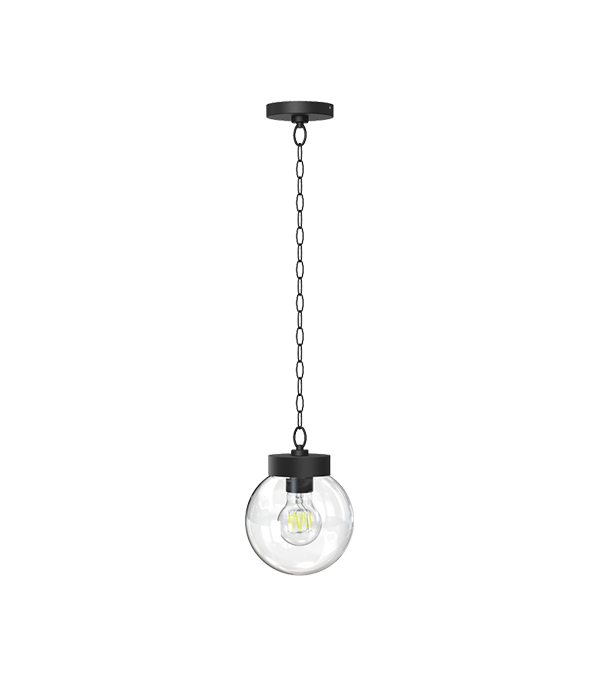 Lustre rond en verre et plastique HR60774 Lustre rond en verre et plastique HR60774
