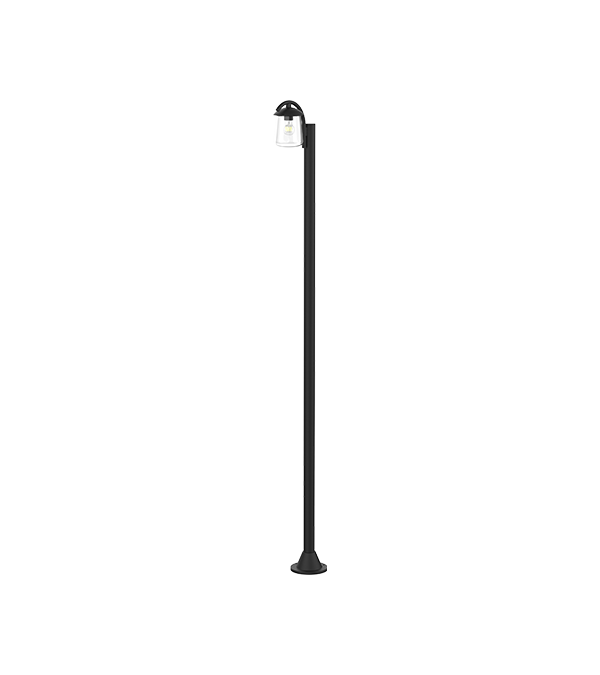 Lampe de jardin à tête plate et à tête unique HR60702 Lampe de jardin à tête plate et à tête unique HR60702