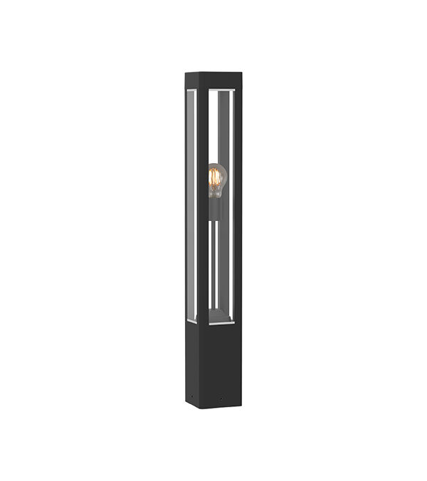 Lampe de jardin en verre à quatre côtés HR60041-300 Lampe de jardin en verre à quatre côtés HR60041-300