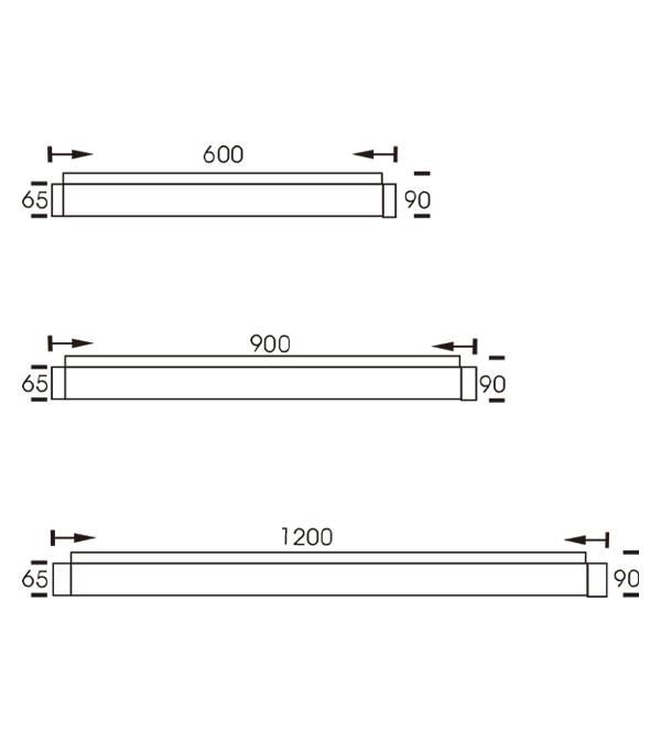 Éclairage de miroir LED HR50001 Éclairage de miroir LED HR50001