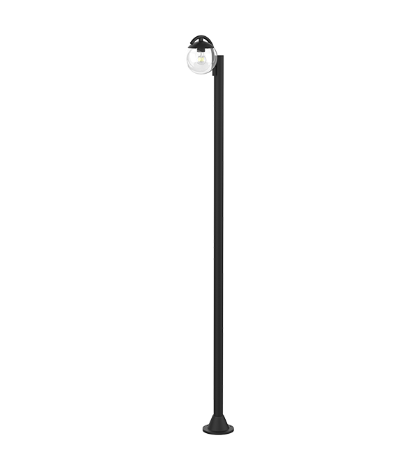 Lampe de jardin ronde en verre à tête unique HR60692